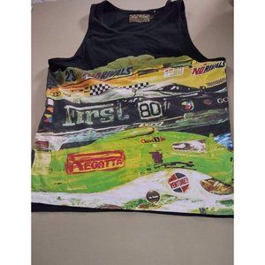 AKOO Brand Men's Graphic Print Tank Top Sleeveless Sz 3XL